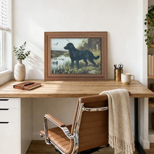 Framed Black Lab Wall Décor by Ashland®